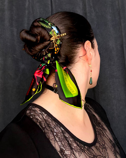 'Abortifacients' - Silk Scarf By Logandria