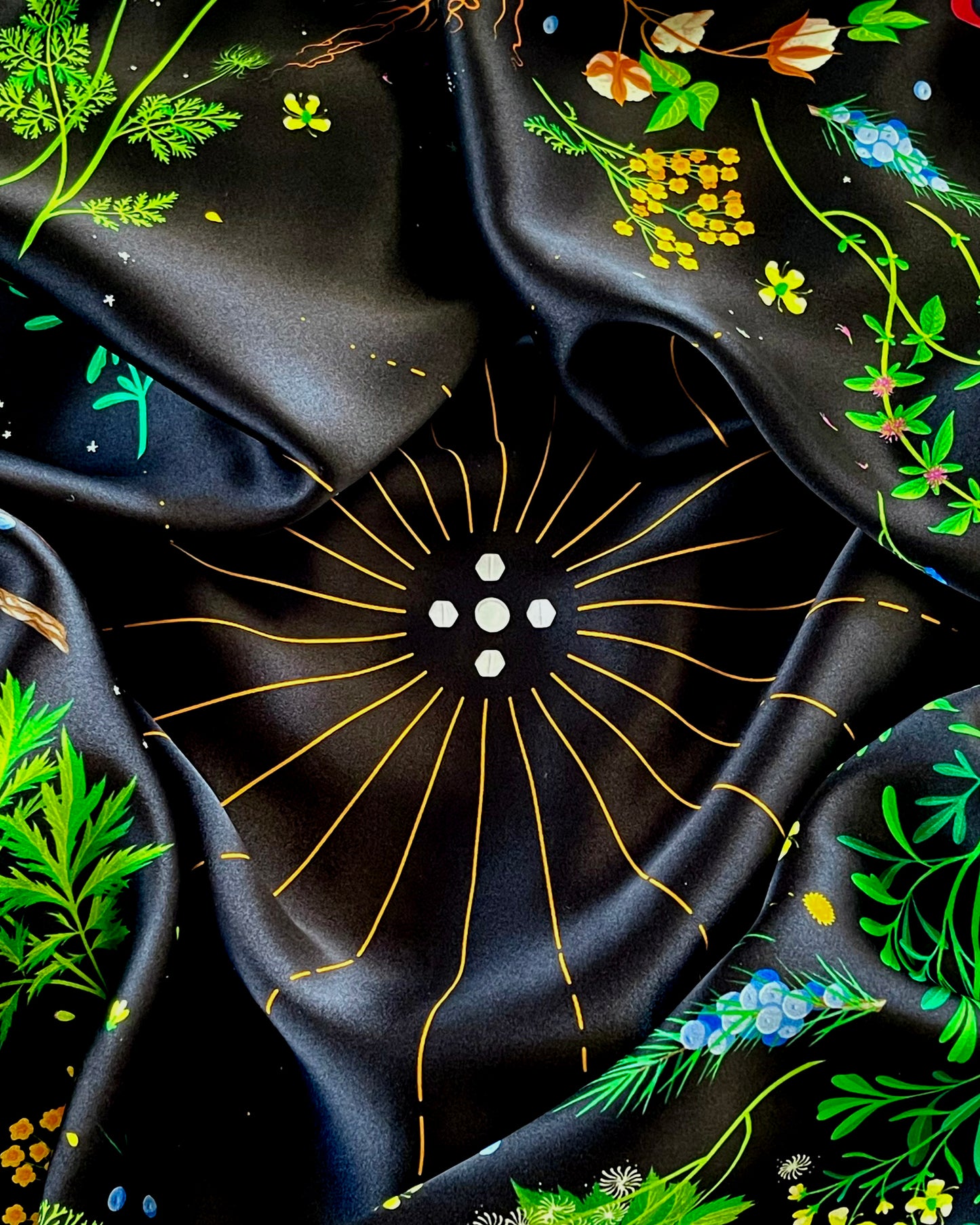 'Abortifacients' - Silk Scarf By Logandria