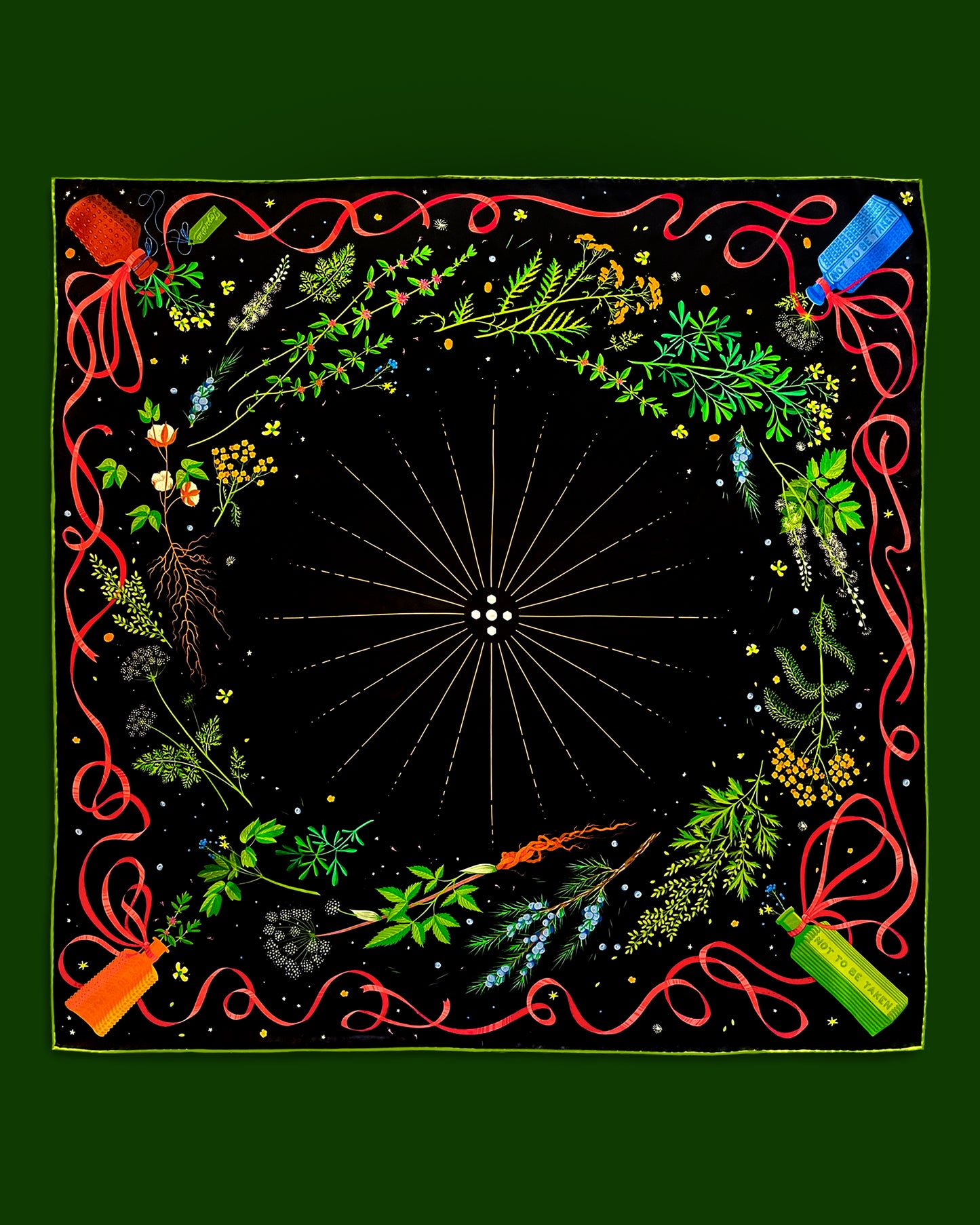 'Abortifacients' - Silk Scarf By Logandria