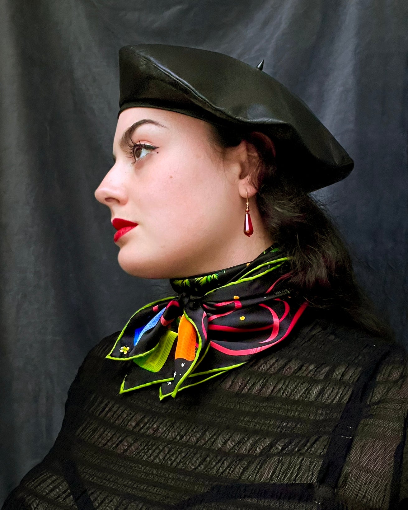 'Abortifacients' - Silk Scarf By Logandria