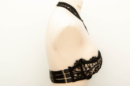 SAMPLE Corded Lace Harness Bandeau Bra - KL 10 - 30DD/32D/34C/36B ONLY