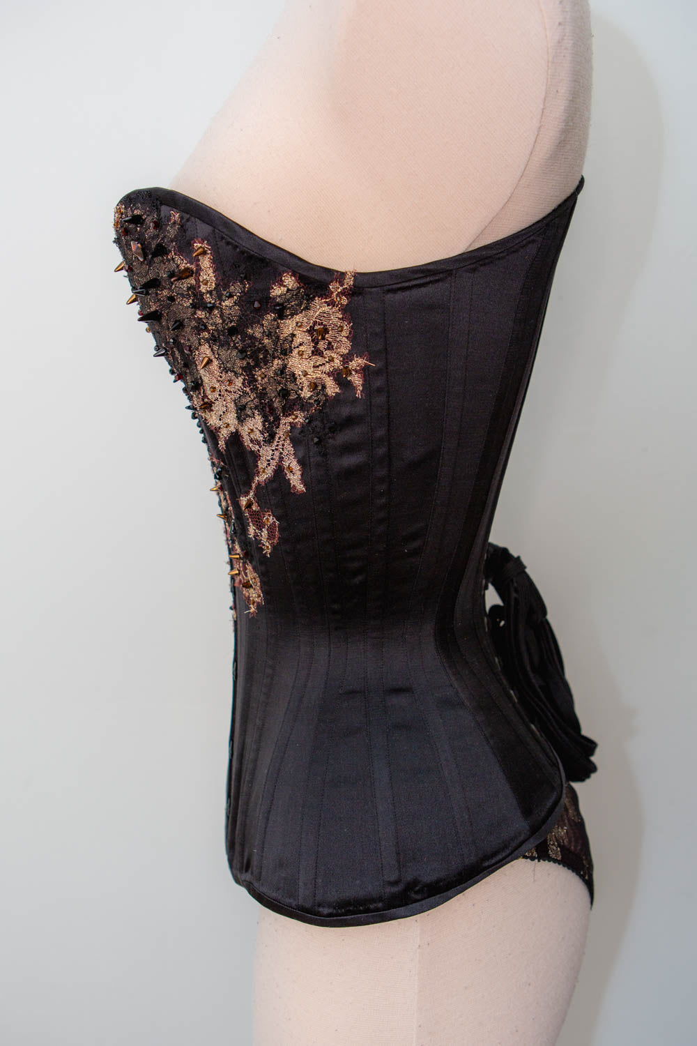 'Aske' Silk Overbust Corset