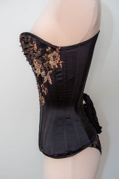 'Aske' Silk Overbust Corset