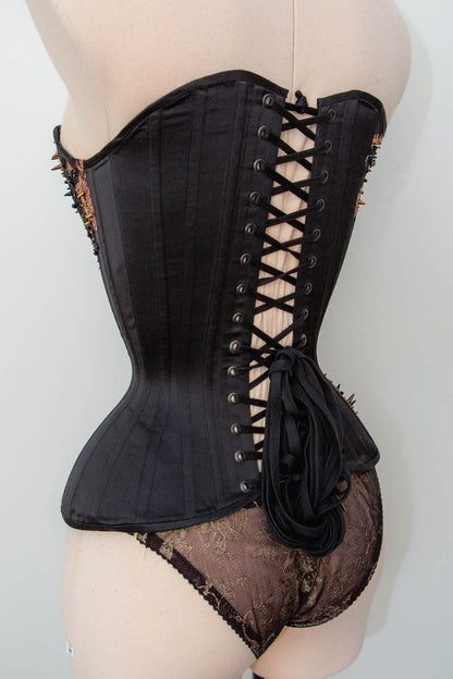 'Aske' Silk Overbust Corset