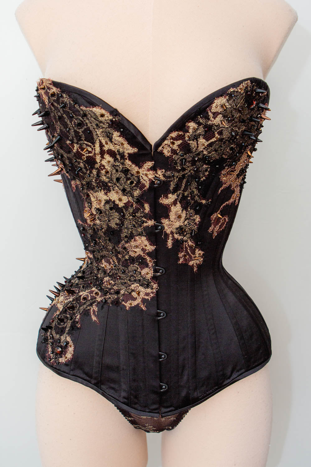 'Aske' Silk Overbust Corset