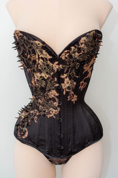 'Aske' Silk Overbust Corset