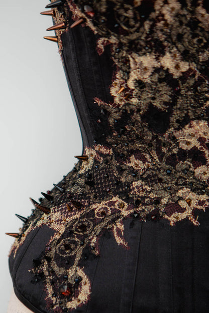 'Aske' Silk Overbust Corset