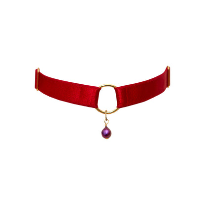 Rouge Pearl Choker