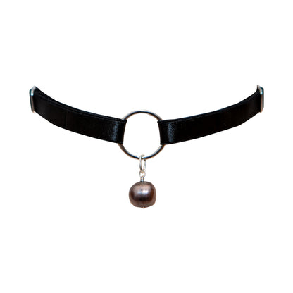 Nelisa Silver Peacock Pearl Choker