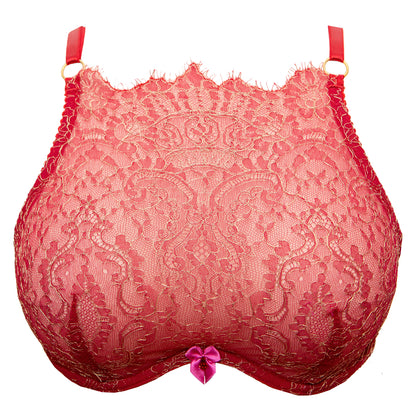 Hecate Rouge French Lace High Neck Monowire Bra