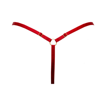 Rubis Sequinned Lace String Thong – Size UK 14 Only