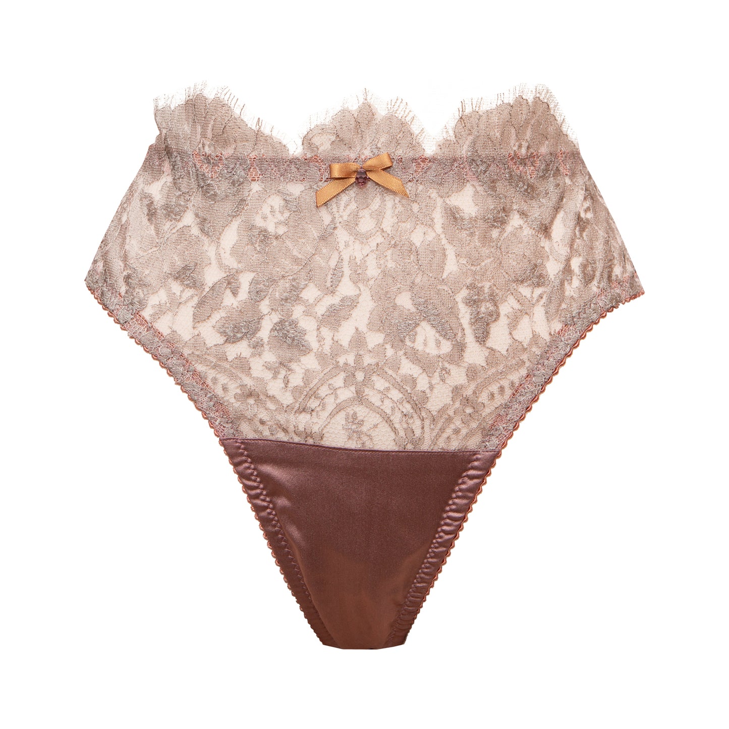 Antoinette French Lace High Leg Briefs - Made To Order