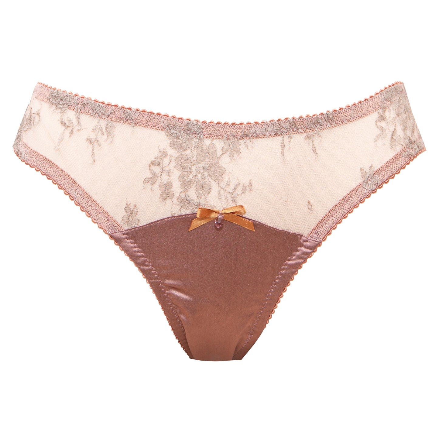 Antoinette French Lace Low Rise Briefs - Made To Order