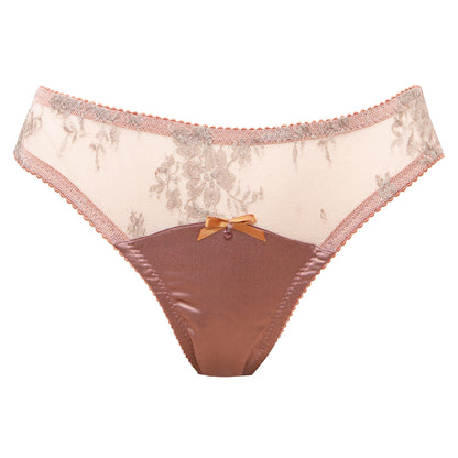 Antoinette French Lace Low Rise Briefs - Made To Order