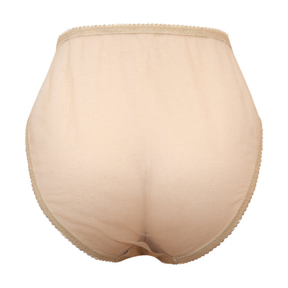 Hecate Crème High Leg Briefs - Made To Order