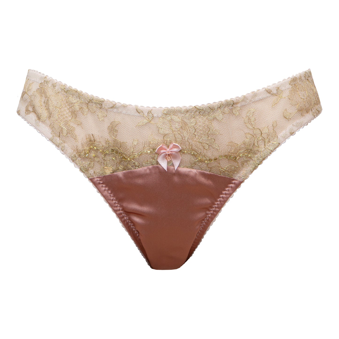 Dorée Lace & Stretch Silk Low Rise Briefs