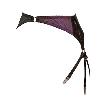 Ara Aurora French Lace 6 Strap Suspender Belt - Made To Order