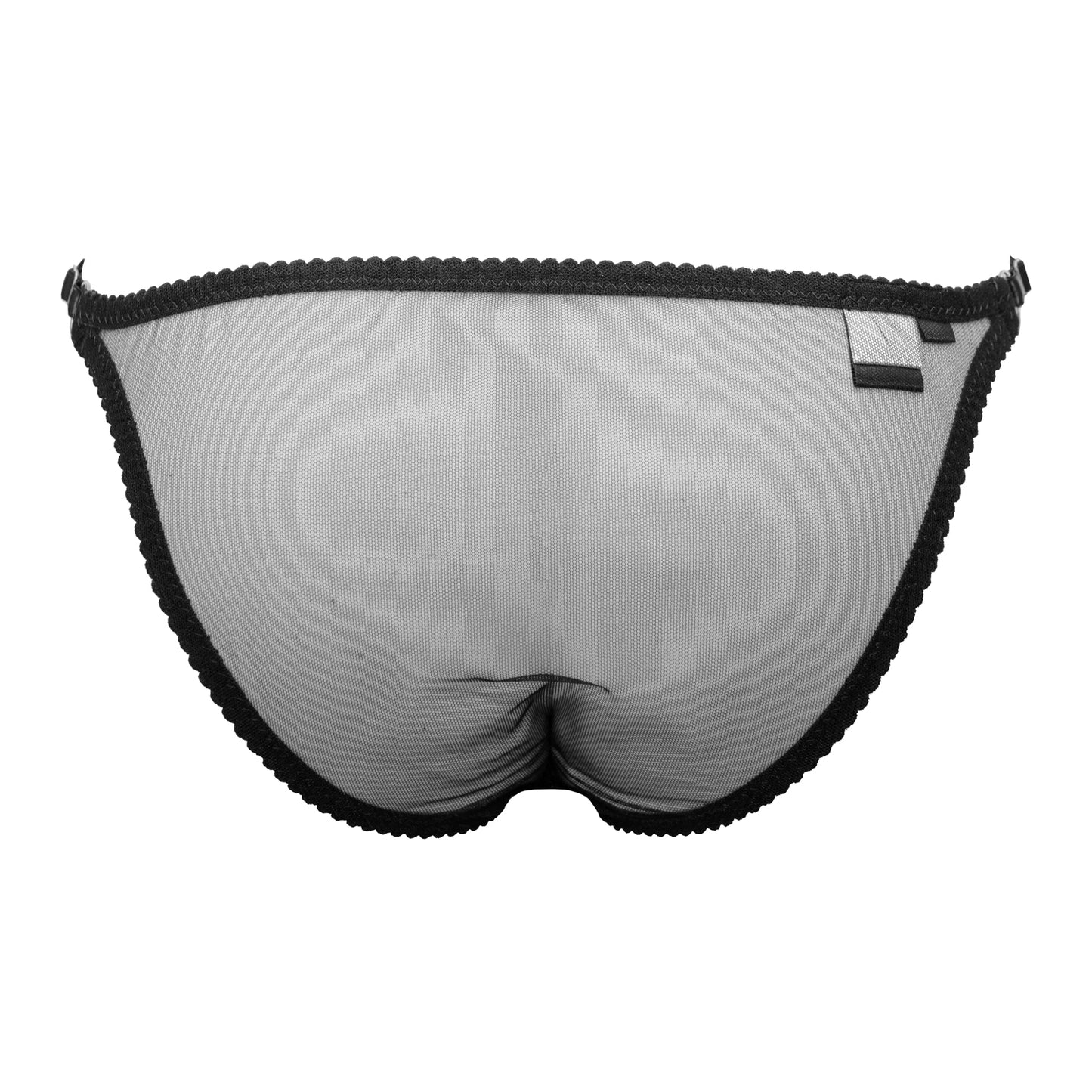 Basic Tulle & Silk Tanga Briefs