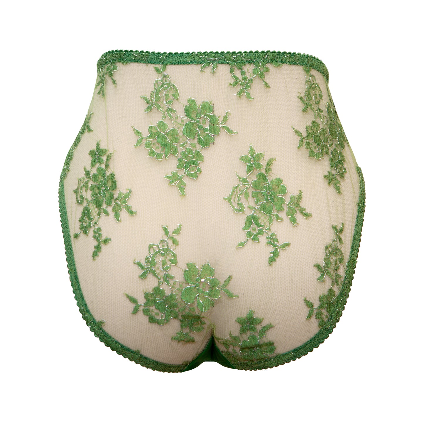 Émeraude French Lace High Leg Briefs