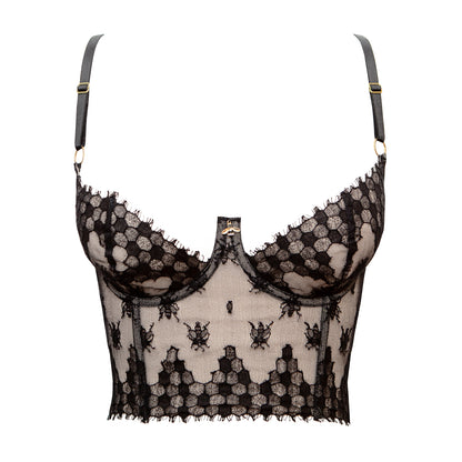 Miód V2 French Lace Longline Bra - Made To Order