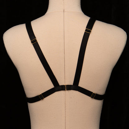 SAMPLE Patreon 2025 Silk Lace Triangle Bralet - Size UK 10 Only