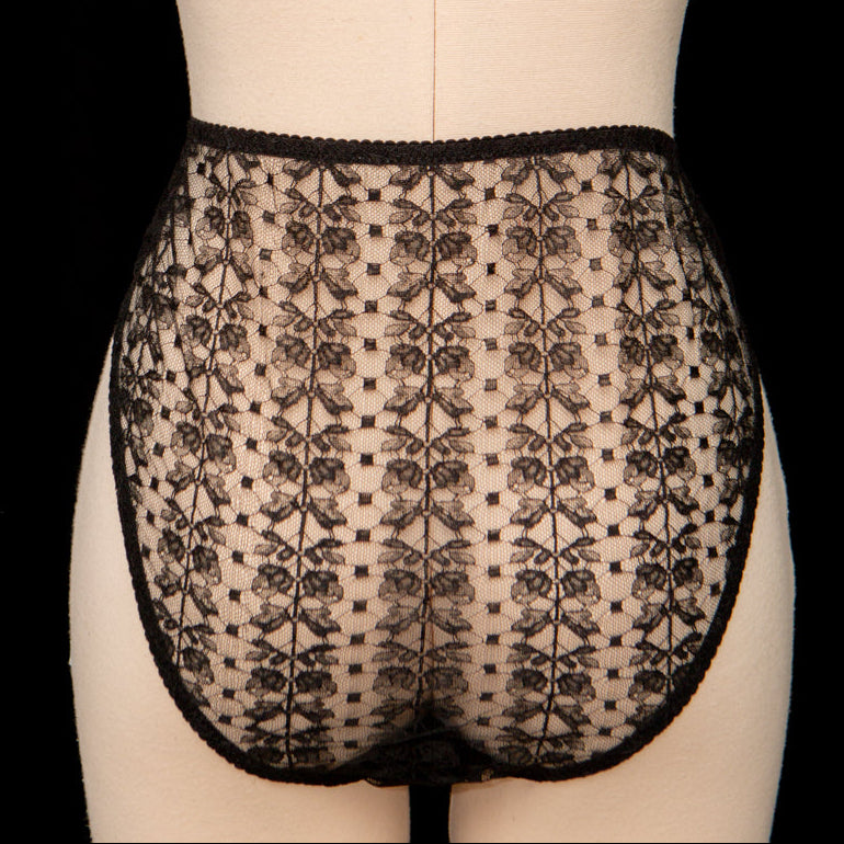 Patreon 2025 Silk Lace High Leg Briefs