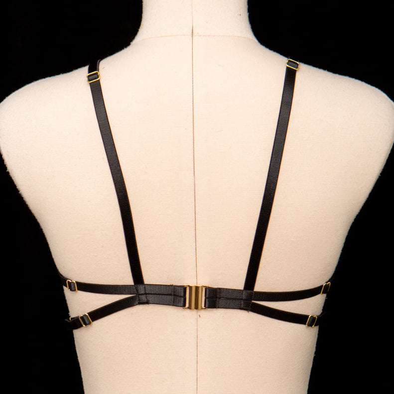 SAMPLE Patreon 2025 Silk Lace High Neck Bralet - Size UK 10 Only