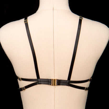 SAMPLE Patreon 2025 Silk Lace High Neck Bralet - Size UK 10 Only