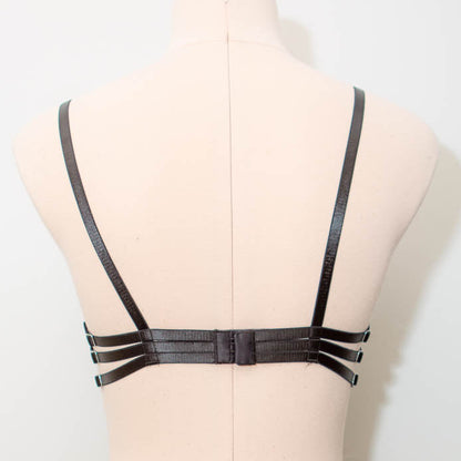 SAMPLE Cassiopeia Black/Silver Redux Darted Cup Bra - Size KL 8 ONLY