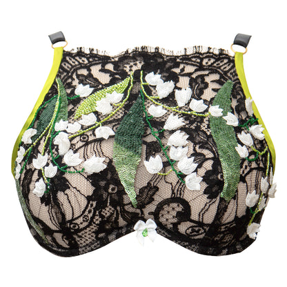 Kore Beaded High Neck Monowire Bra