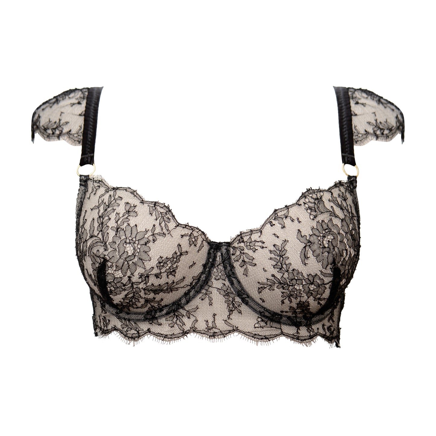 Lachesis Darted Cup & Cap Sleeve Bra