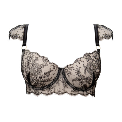 Lachesis Darted Cup & Cap Sleeve Bra