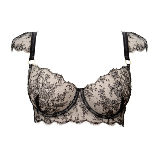 Lachesis Darted Cup & Cap Sleeve Bra