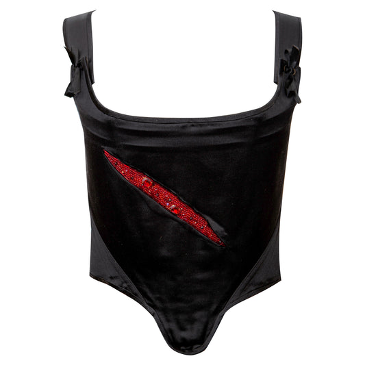 Atropos Slashed Front Satin Stays