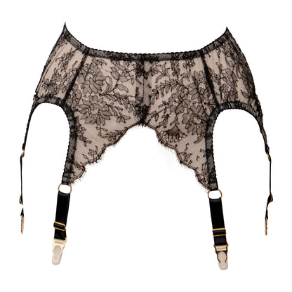 Lachesis Scalloped 6 Strap Suspender Belt