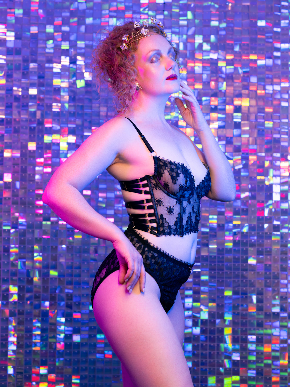 Miód V2 French Lace Longline Bra - Made To Order