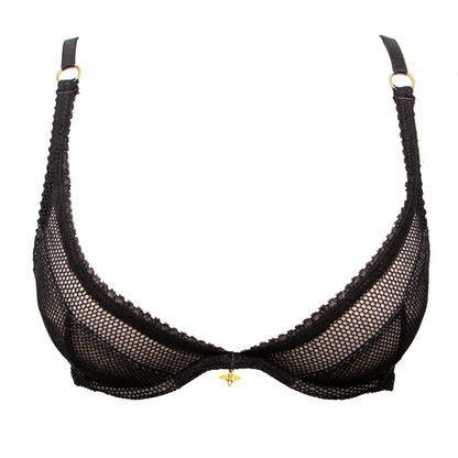 Mjød Cotton Bobbinet Tulle Plunge Bra