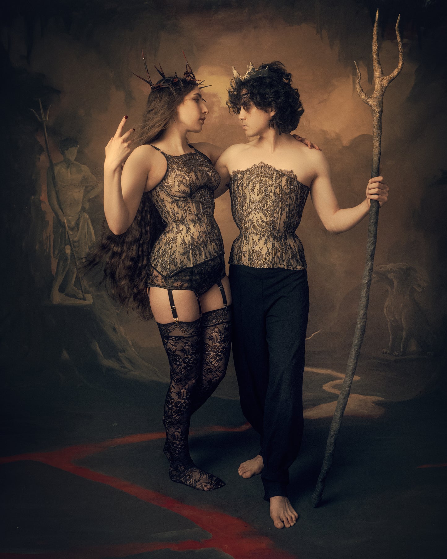 Lachesis Deep 6 Strap Suspender Belt