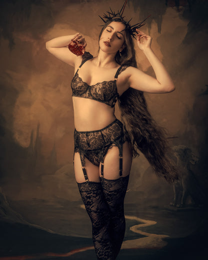 Floraison Lace Stockings