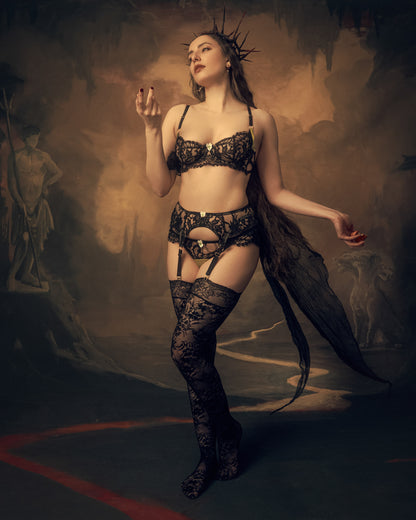 Floraison Lace Stockings