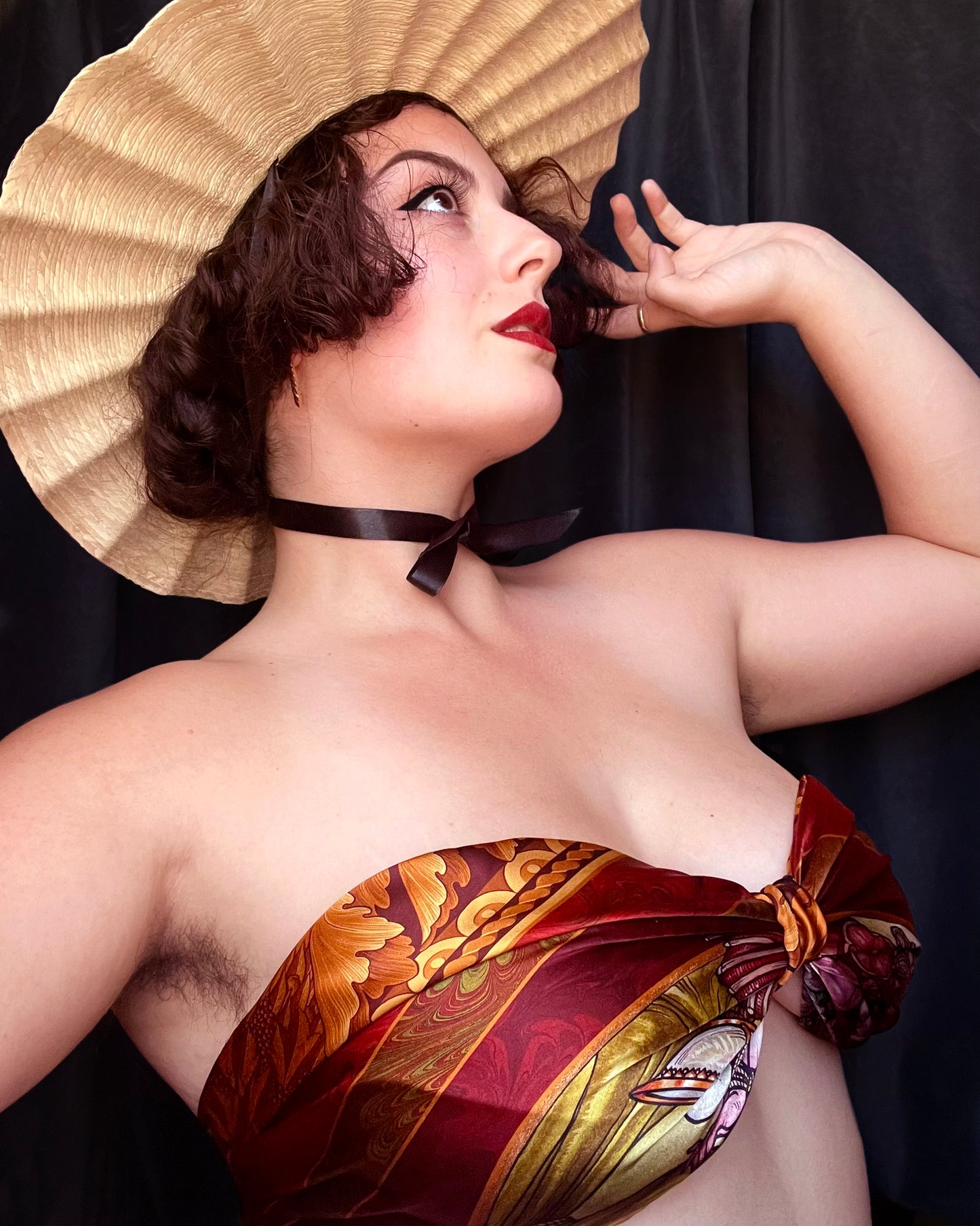 'Hunter's Feast' - 90cm Silk Scarf By Logandria