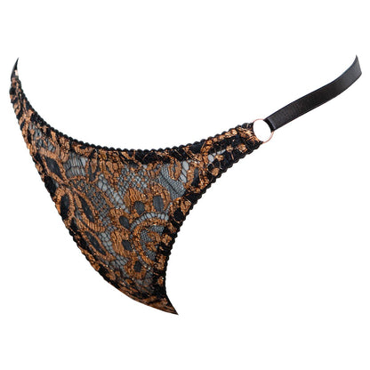 Ara Copper French Lace String Thong