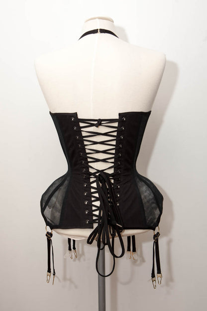'Bettie' Bobbinet Tulle Cupped Corset