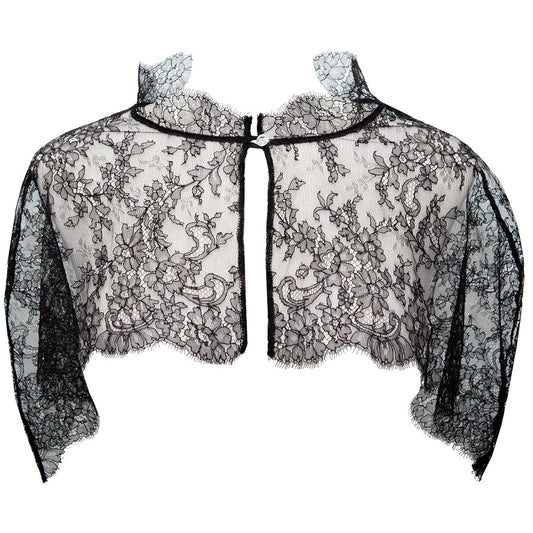Nelisa French Chantilly Lace Capelet