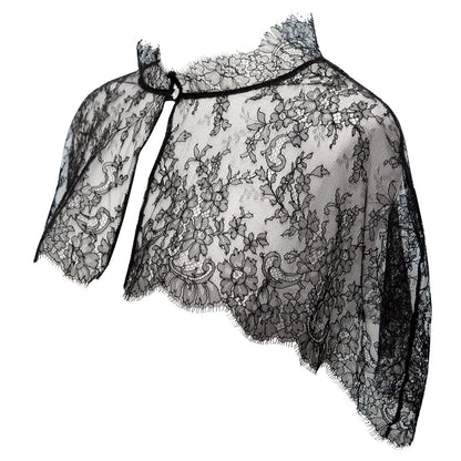 Nelisa French Chantilly Lace Capelet